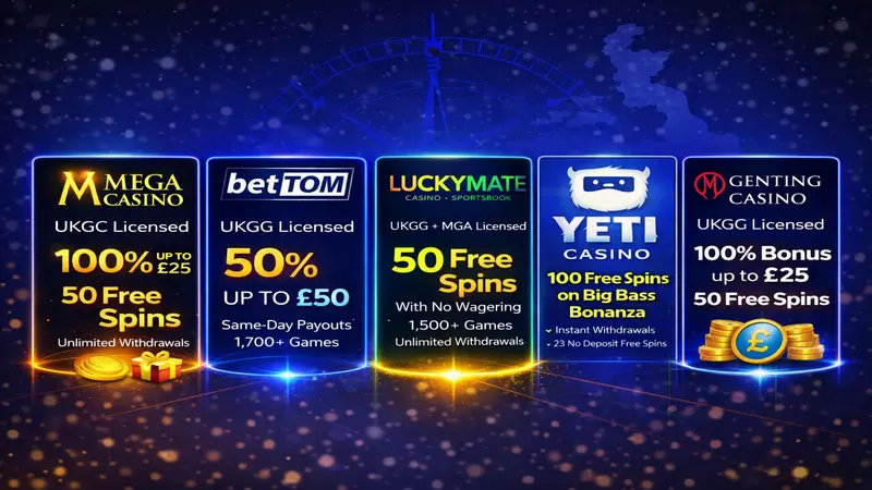 Compare UK Casino Bonuses