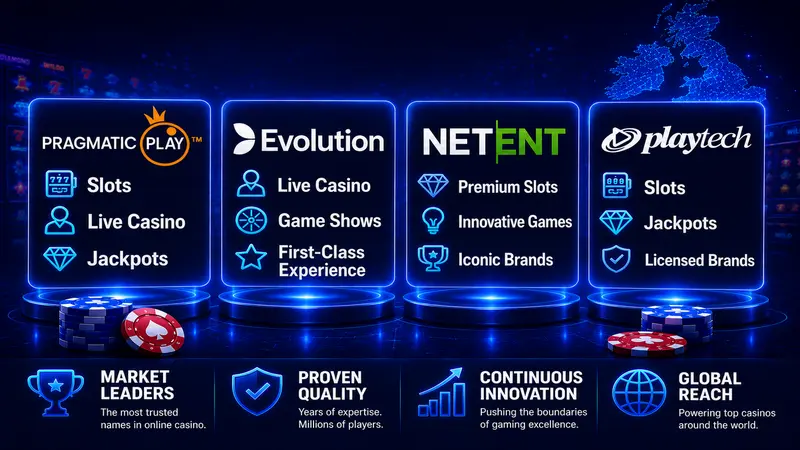 Tier 1 Casino Game Providers UK Pragmatic Play Evolution NetEnt