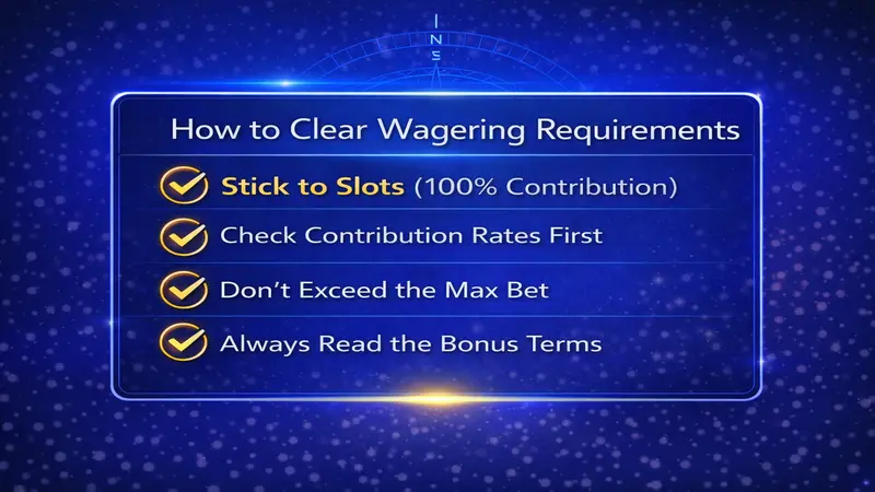 Tips for Clearing Casino Wagering Requirements